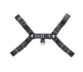 Love In Leather Mens PU Leather Bulldog Brace - Default Title - Cuffs And Restraints